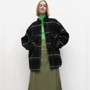 Zara oversized flannel